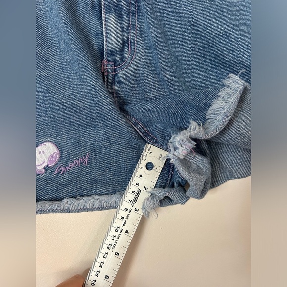 Vintage Snoopy High Rise Denim Shorts - Picture 3 of 11